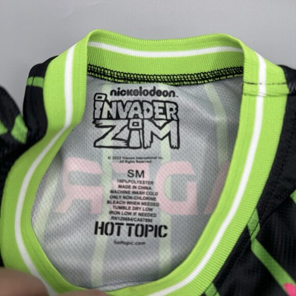 Invader Zim GIR Screaming Striped Juniors Jersey Tank Top SMALL New - Picture 8 of 9